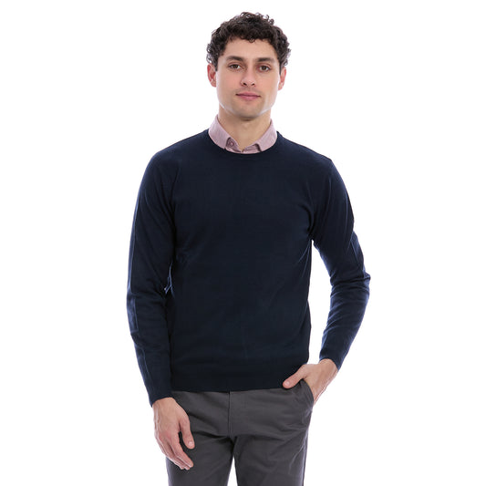 Suéter Para Caballero Cuello Redondo Slim Fit Tejido Fino