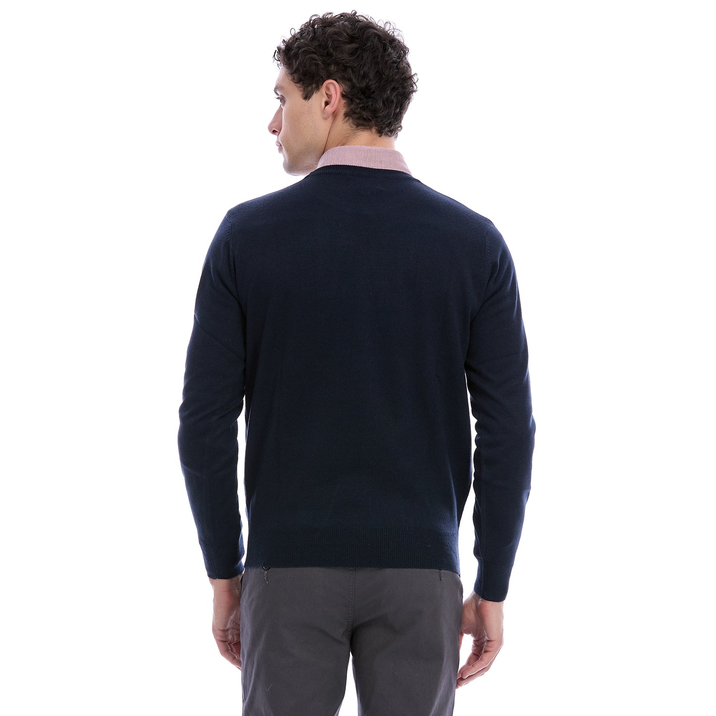 Suéter Para Caballero Cuello Redondo Slim Fit Tejido Fino