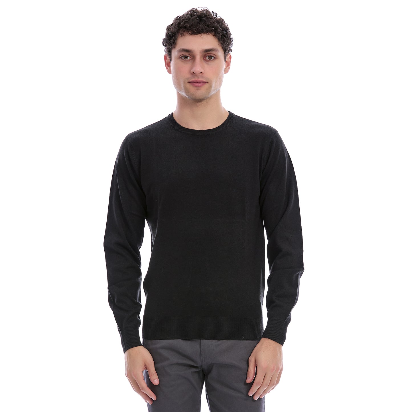 Suéter Para Caballero Cuello Redondo Slim Fit Tejido Fino