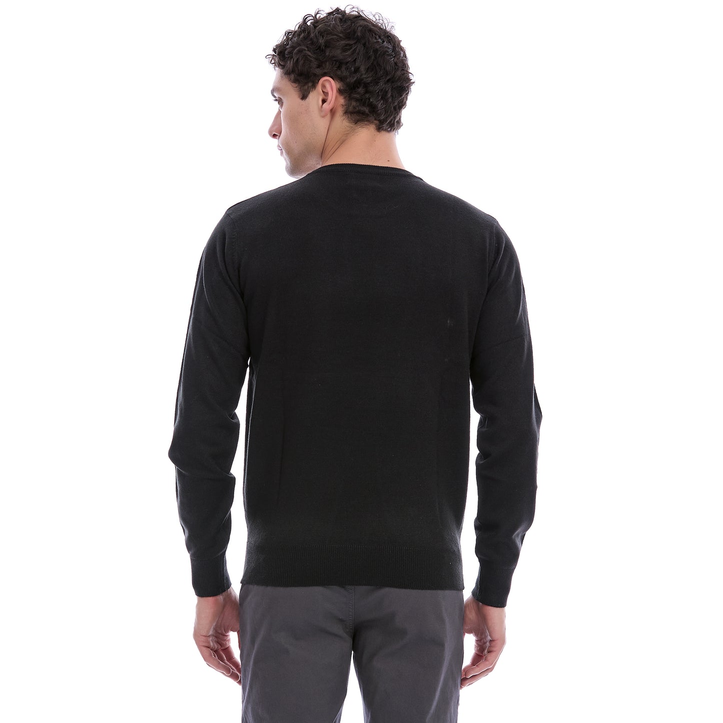 Suéter Para Caballero Cuello Redondo Slim Fit Tejido Fino