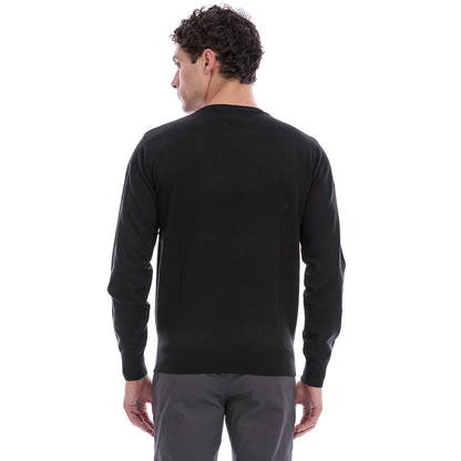 Suéter Para Caballero Cuello Redondo Slim Fit Tejido Fino