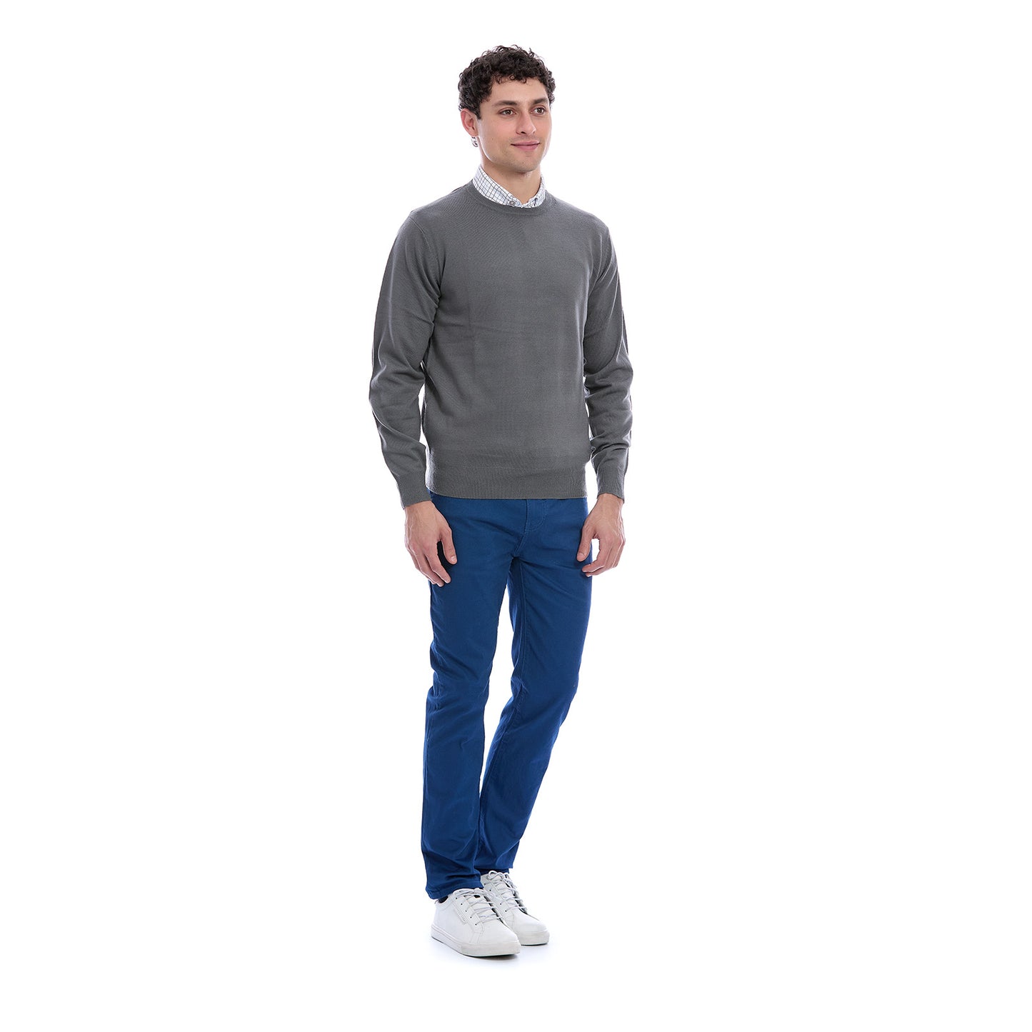 Suéter Para Caballero Cuello Redondo Slim Fit Tejido Fino