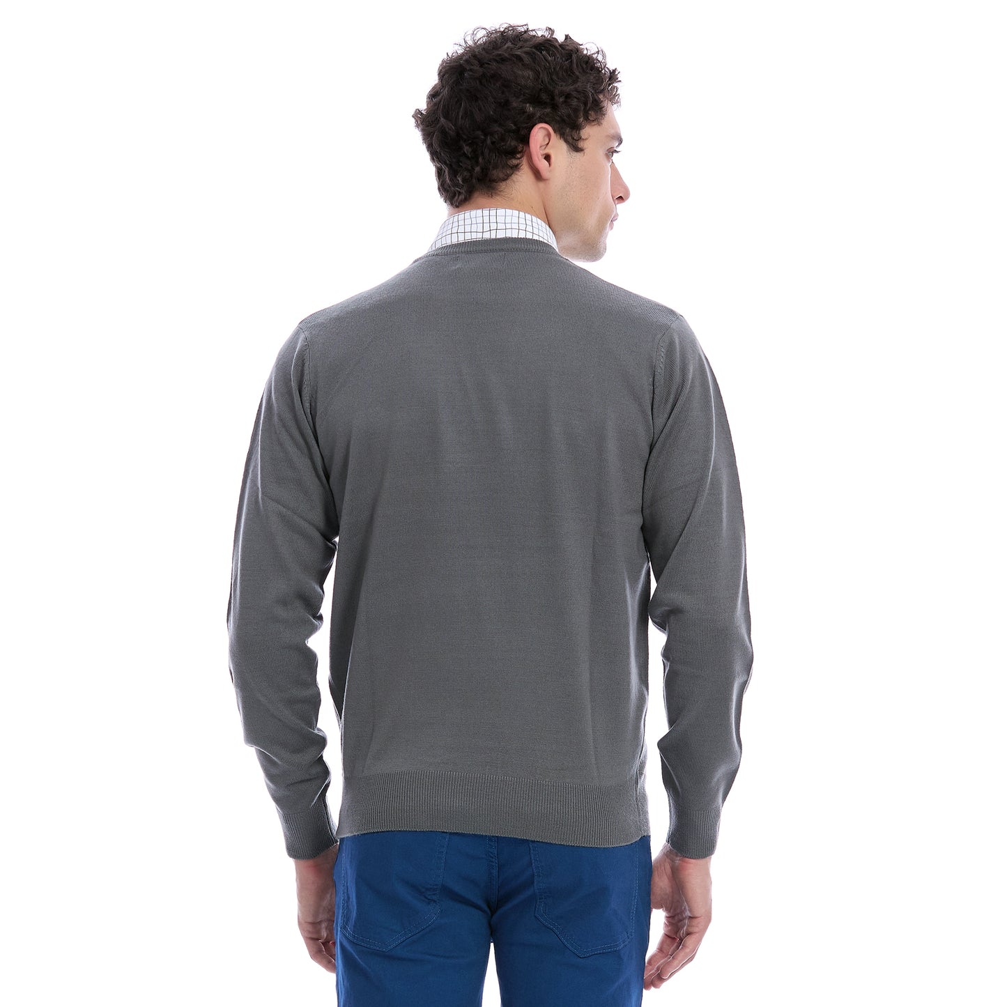 Suéter Para Caballero Cuello Redondo Slim Fit Tejido Fino