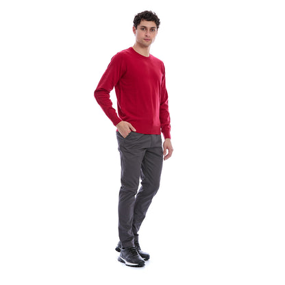 Suéter Para Caballero Cuello Redondo Slim Fit Tejido Fino