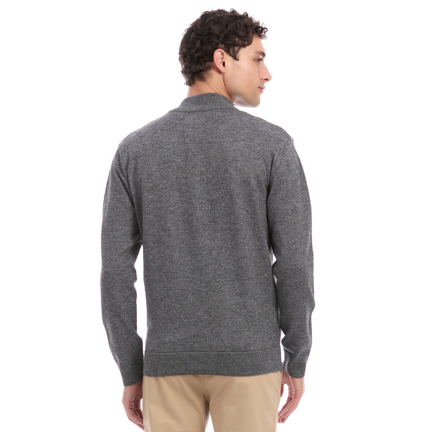 Suéter Caballero Cuello Alto con Cierre