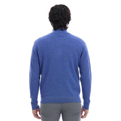 Suéter Para Caballero Con Cierre Medio y Bolsillo