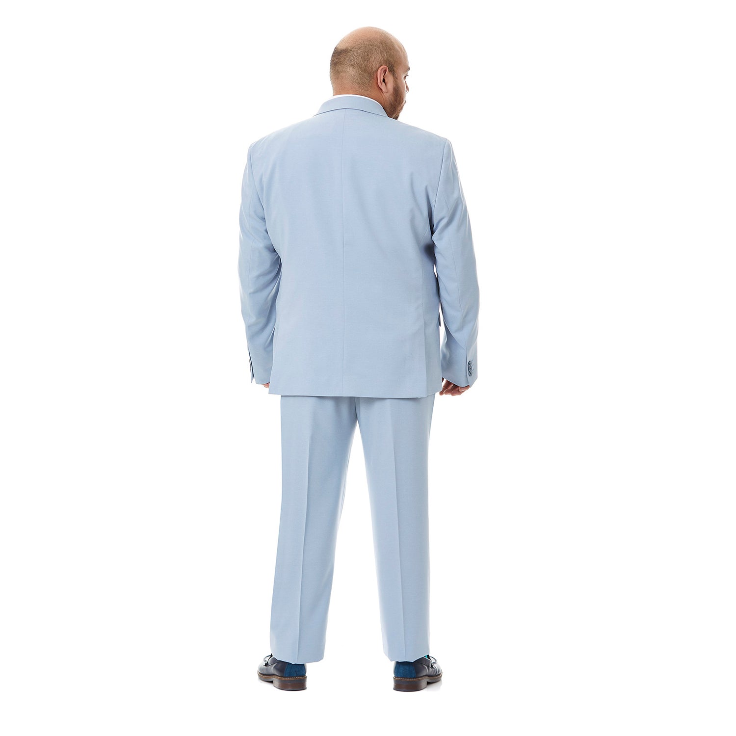 Traje Recto Para Caballero Tallas Extra en Tejido Liso