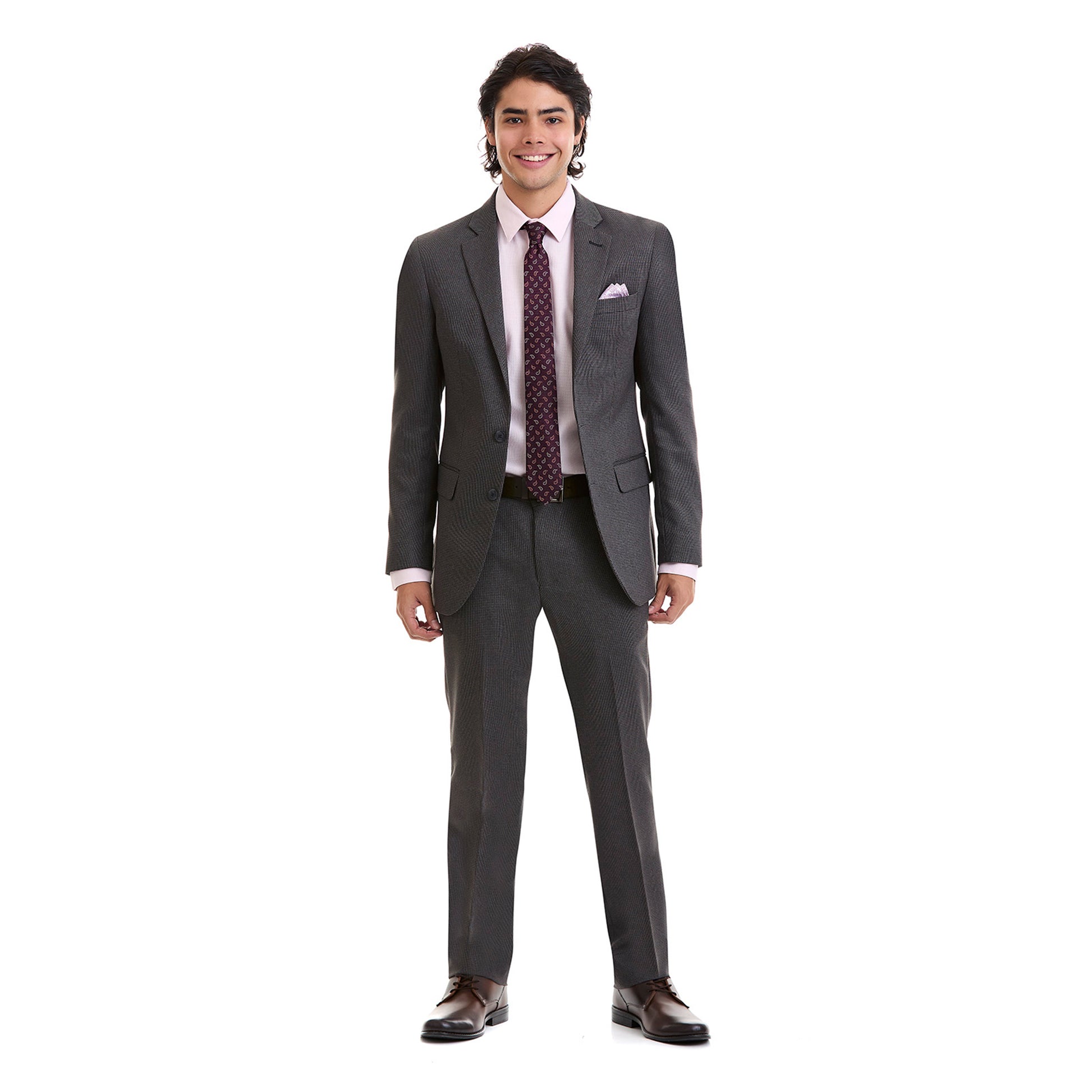 Traje Hombre Fit Slim Pata de gallo Formal|Elegante y Moderno