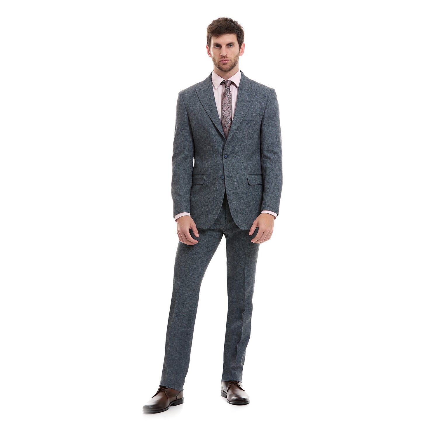 Traje para caballero Fit Slim en Tejido Liso