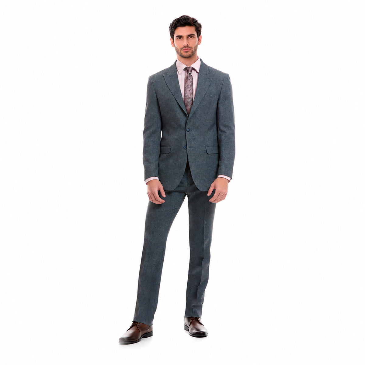 Traje para caballero Fit Slim en Tejido Liso