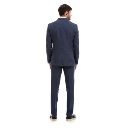 Traje Slim Fit Vittorio Forti Solapa de Pico 2 Botones