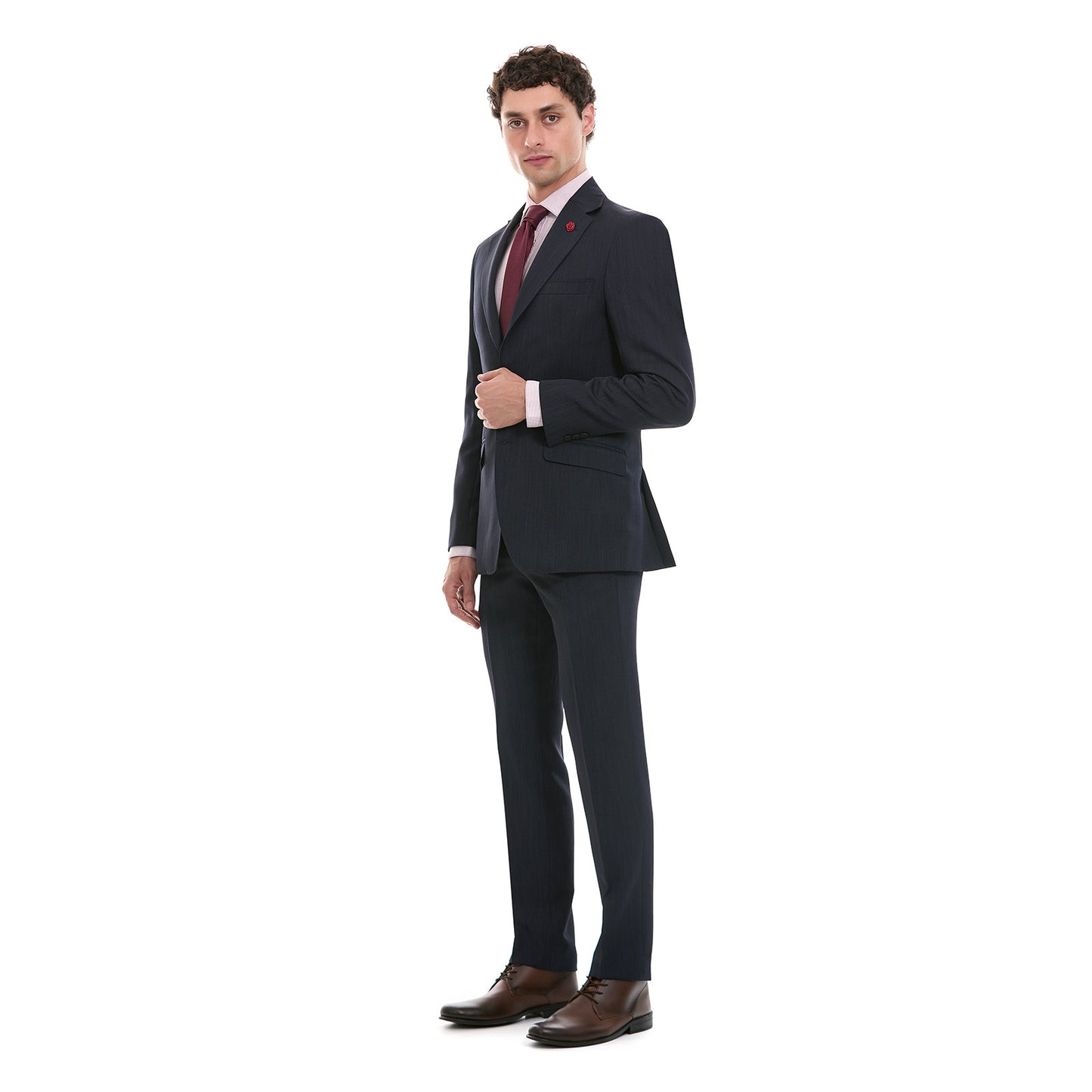 Traje para caballero Fit Slim en tejido de poliéster