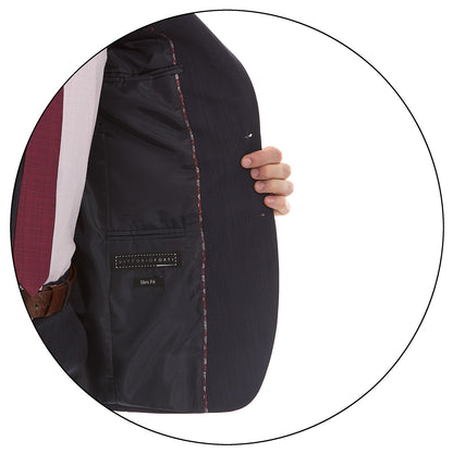 Traje para caballero Fit Slim en tejido de poliéster