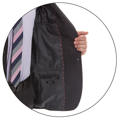 Traje para caballero Fit Slim en tejido de poliéster