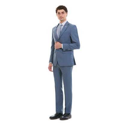 Traje Recto Dos Botones Fit Slim Liso