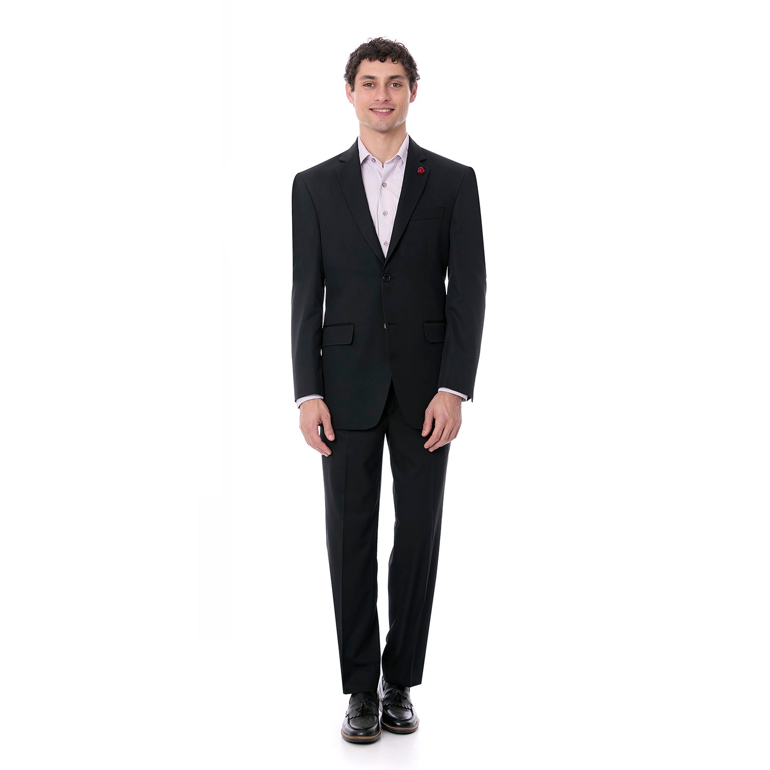 Traje Para Caballero Fit Slim Solapa de Escuadra