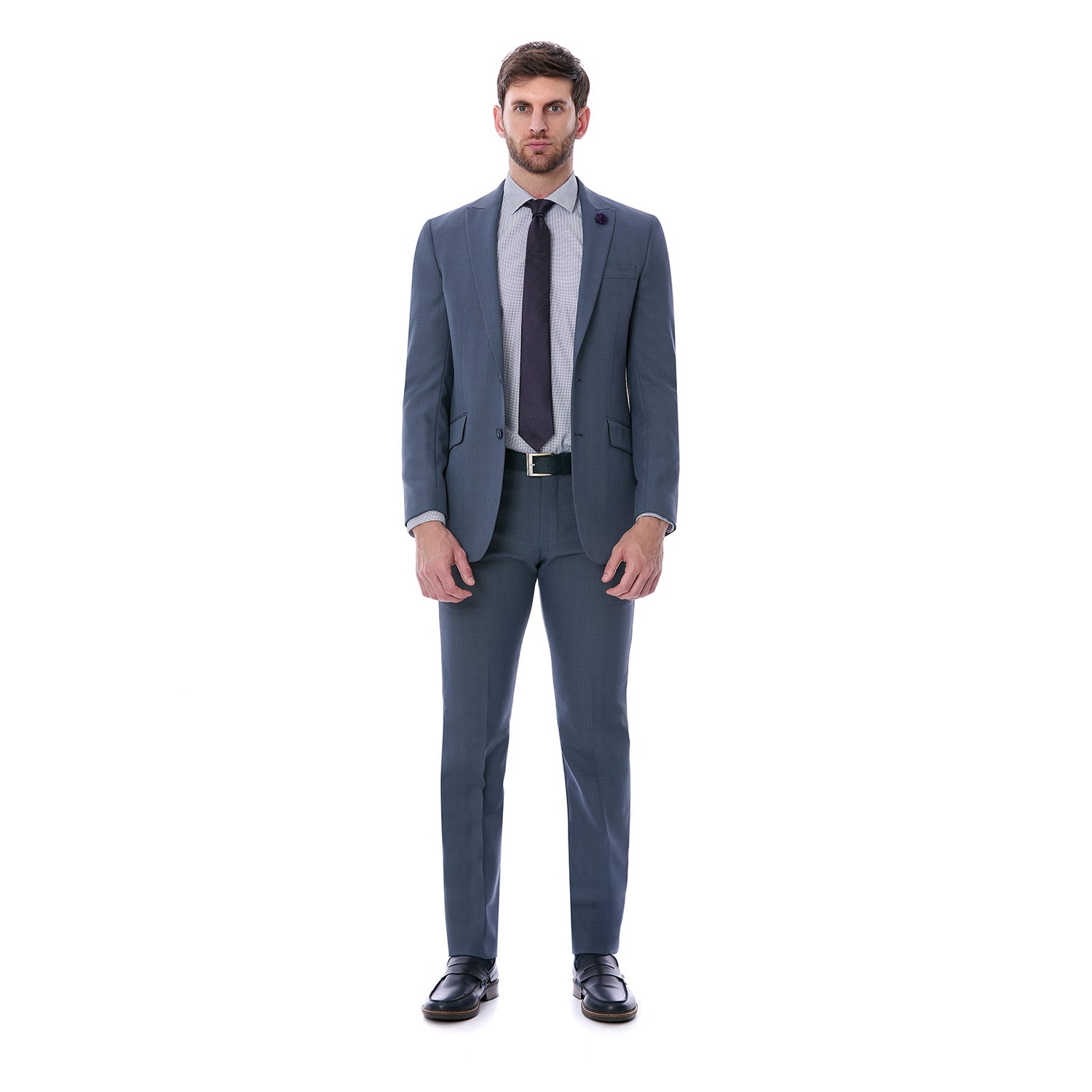 Traje Para Caballero Slim Fit a Cuadros