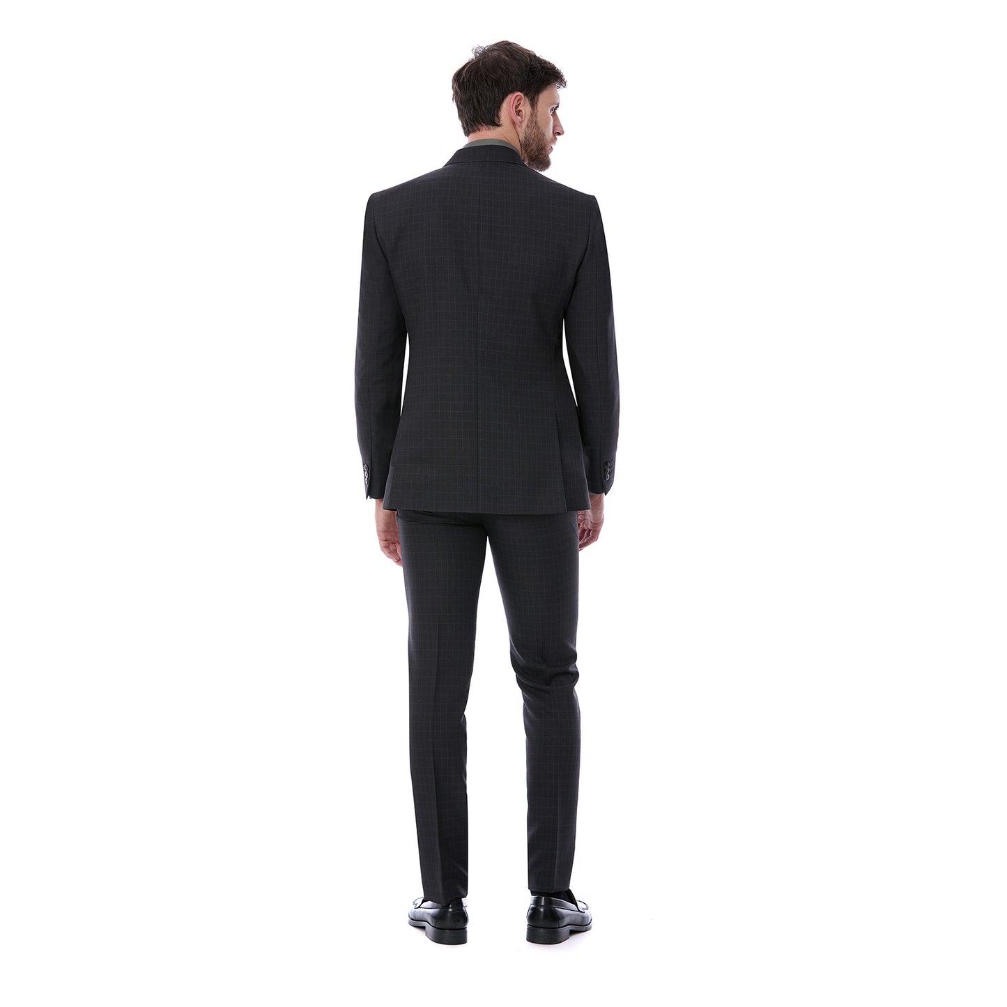 Traje para Caballero Slim Fit Tejido a Cuadros