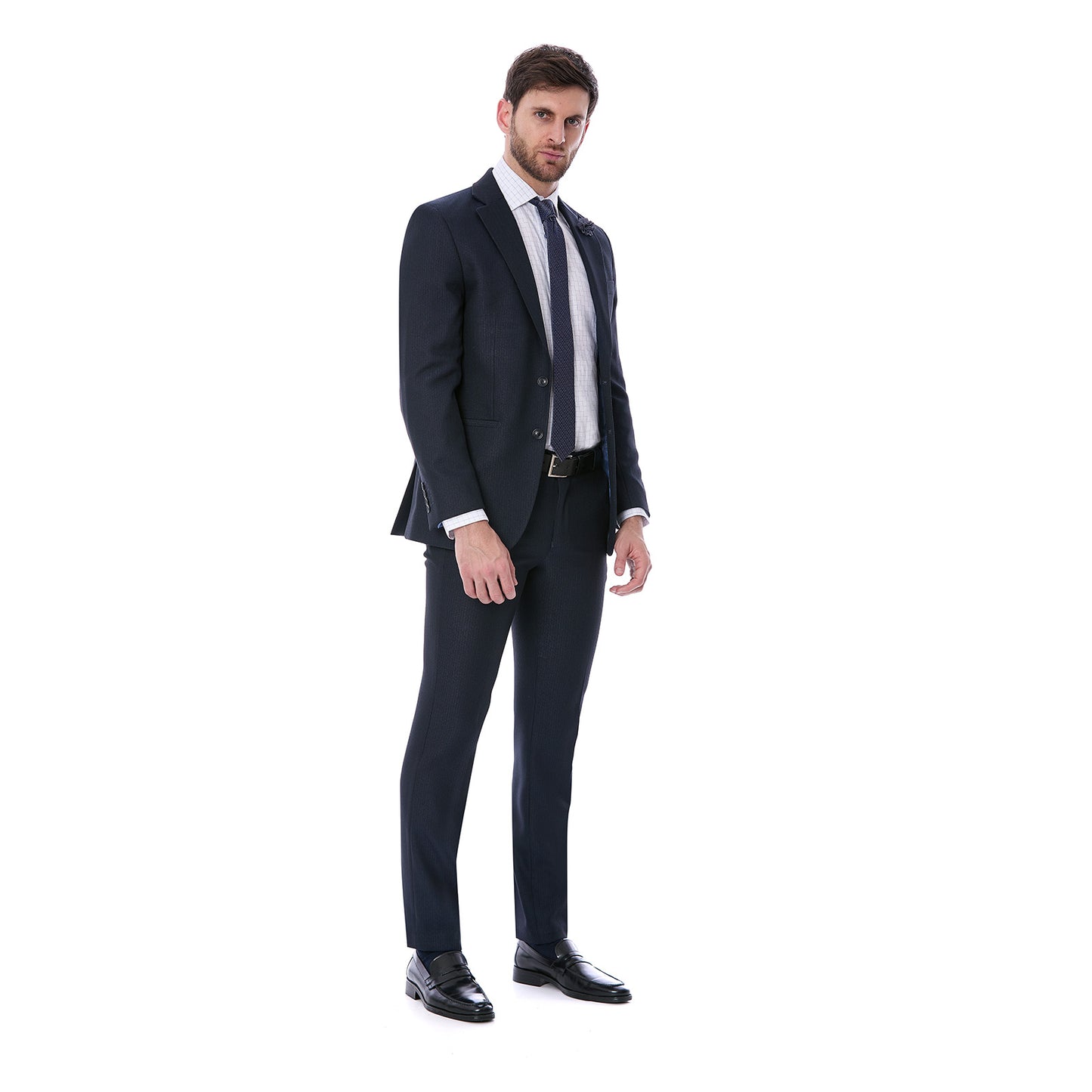 Traje para Hombre Slim Fit Recto Dos Botones