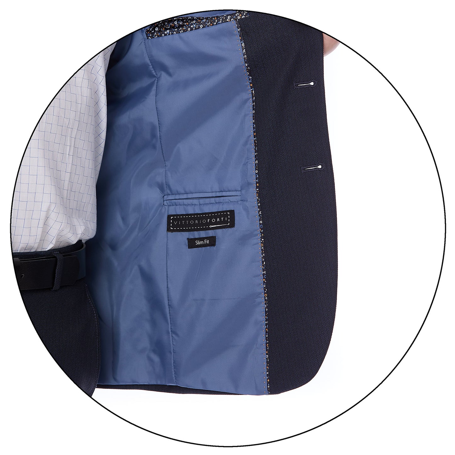 Traje para Hombre Slim Fit Recto Dos Botones