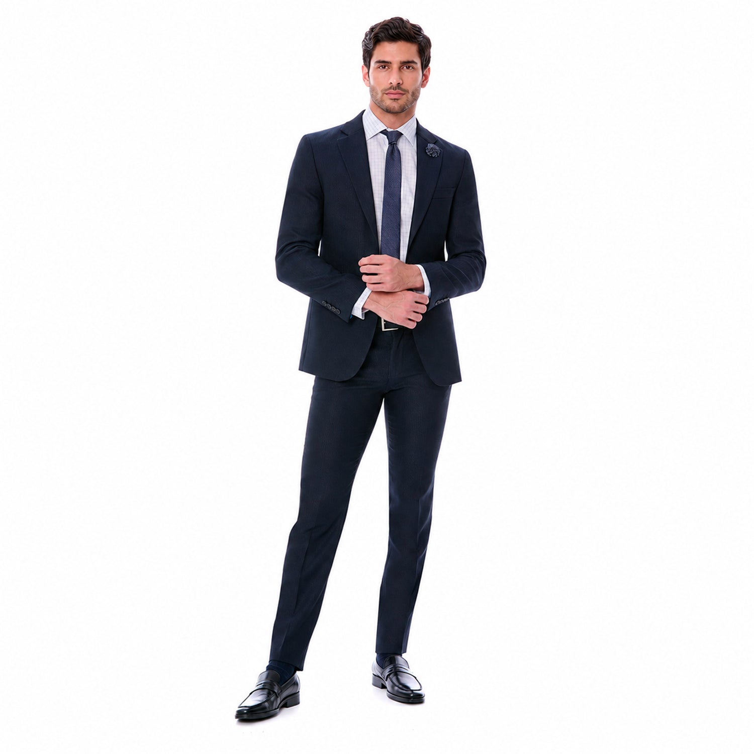 Traje para Hombre Slim Fit Recto Dos Botones