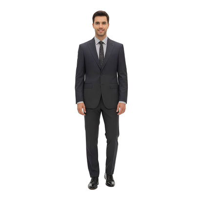 Traje Slim Fit Para Caballero En Tejido Liso Negro