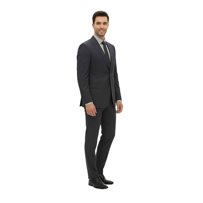 Traje Slim Fit Para Caballero En Tejido Liso Negro