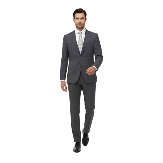 Traje Slim Fit Para Caballero En Tejido Liso De Poliéster