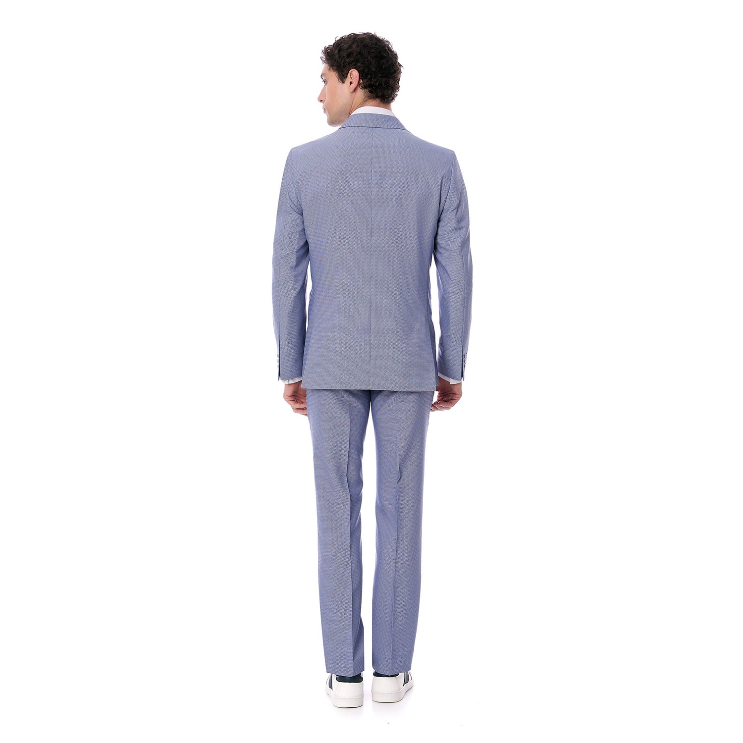 Traje New Slim Solapa de Pico para Caballero Textura