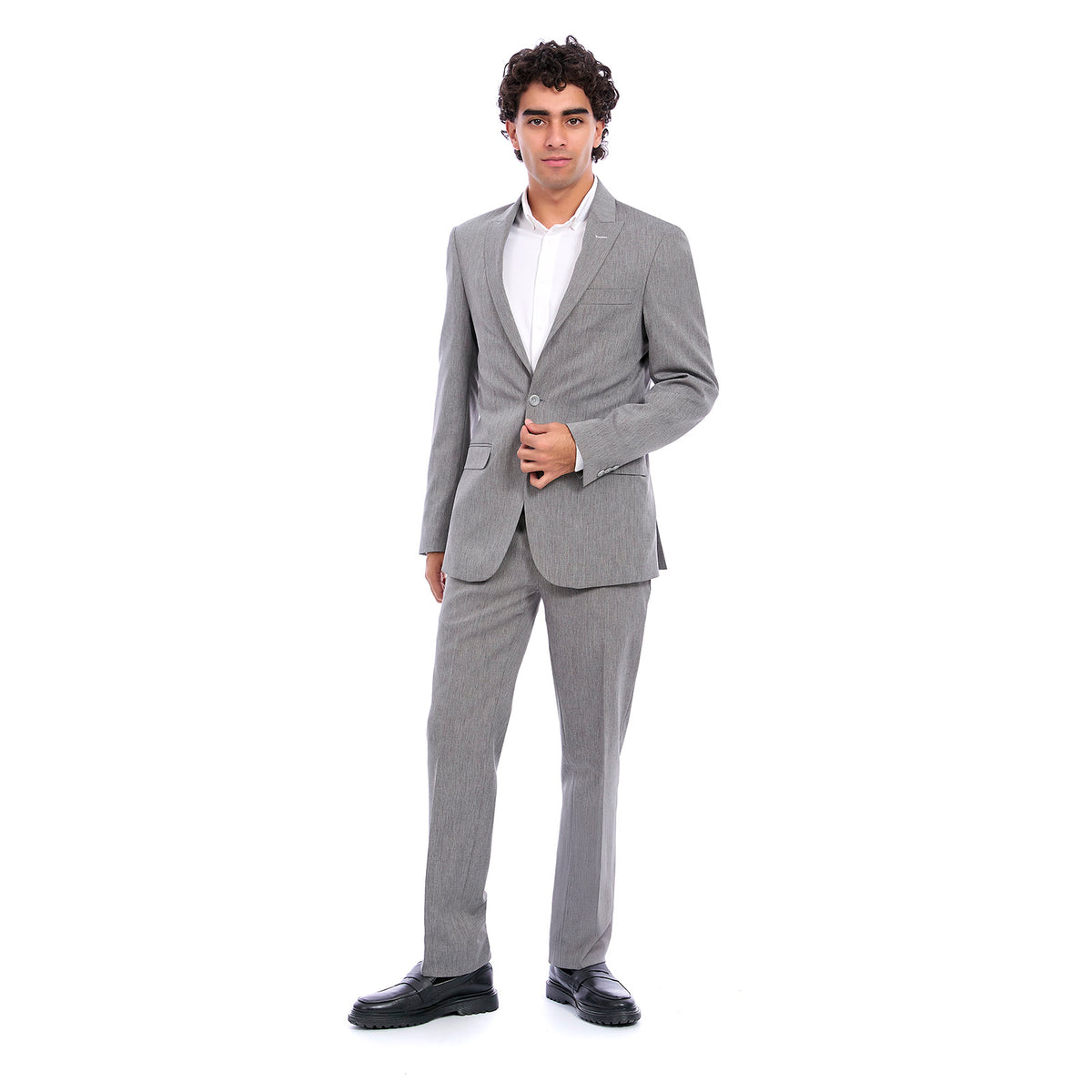 Traje New Slim Solapa de Pico para Caballero Elegante
