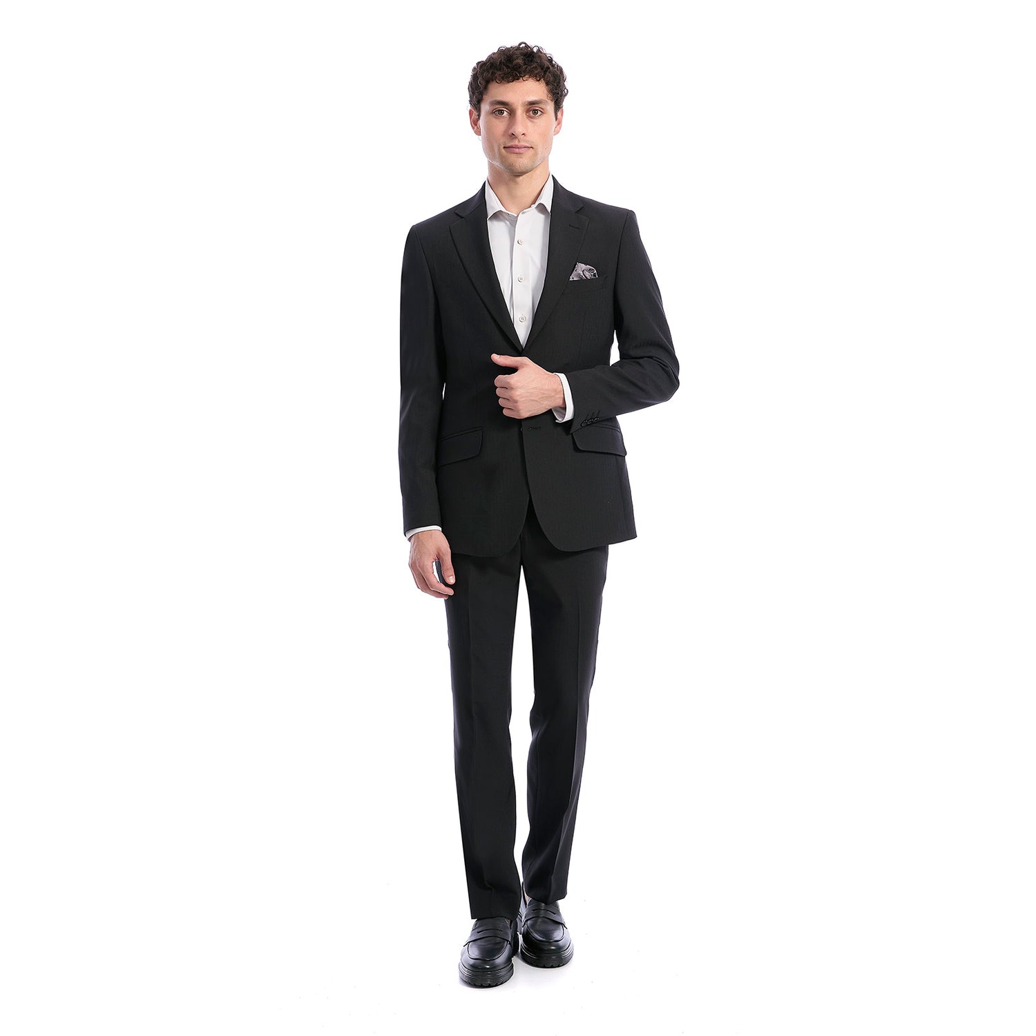 Traje New Slim Fit para Caballero Solapa de Pico Elegante