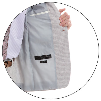 Traje para Hombre Slim Fit a Rayas Vittorio Forti
