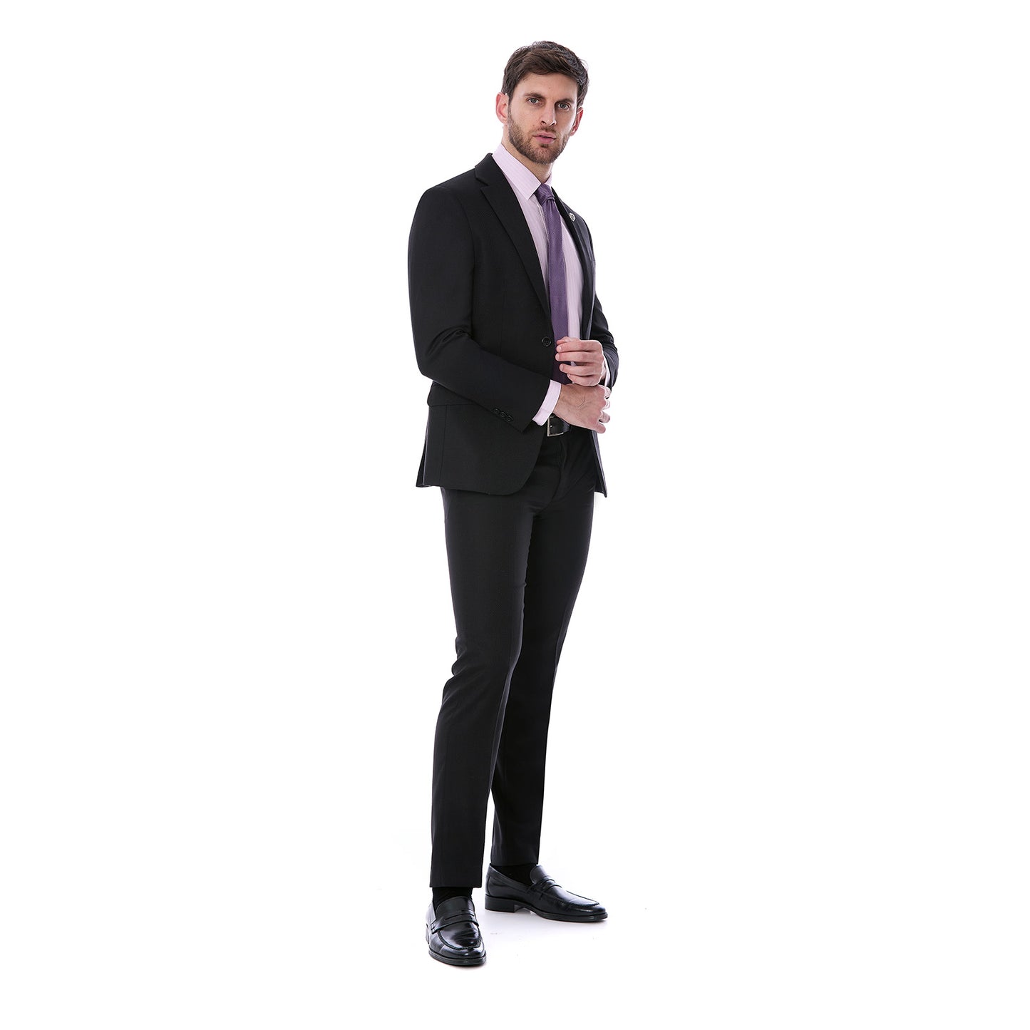 Traje Para CaballeroSlim Fit Tejido Liso