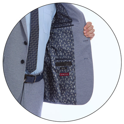 Traje Slim Fit Recto 2 Botones  Para Caballero Solapa Escuadra