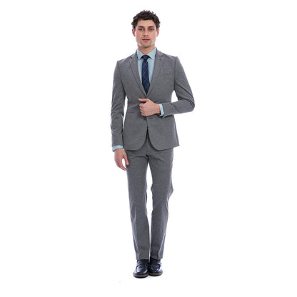 Traje Slim Fit  Para Caballero Solapa Escuadra