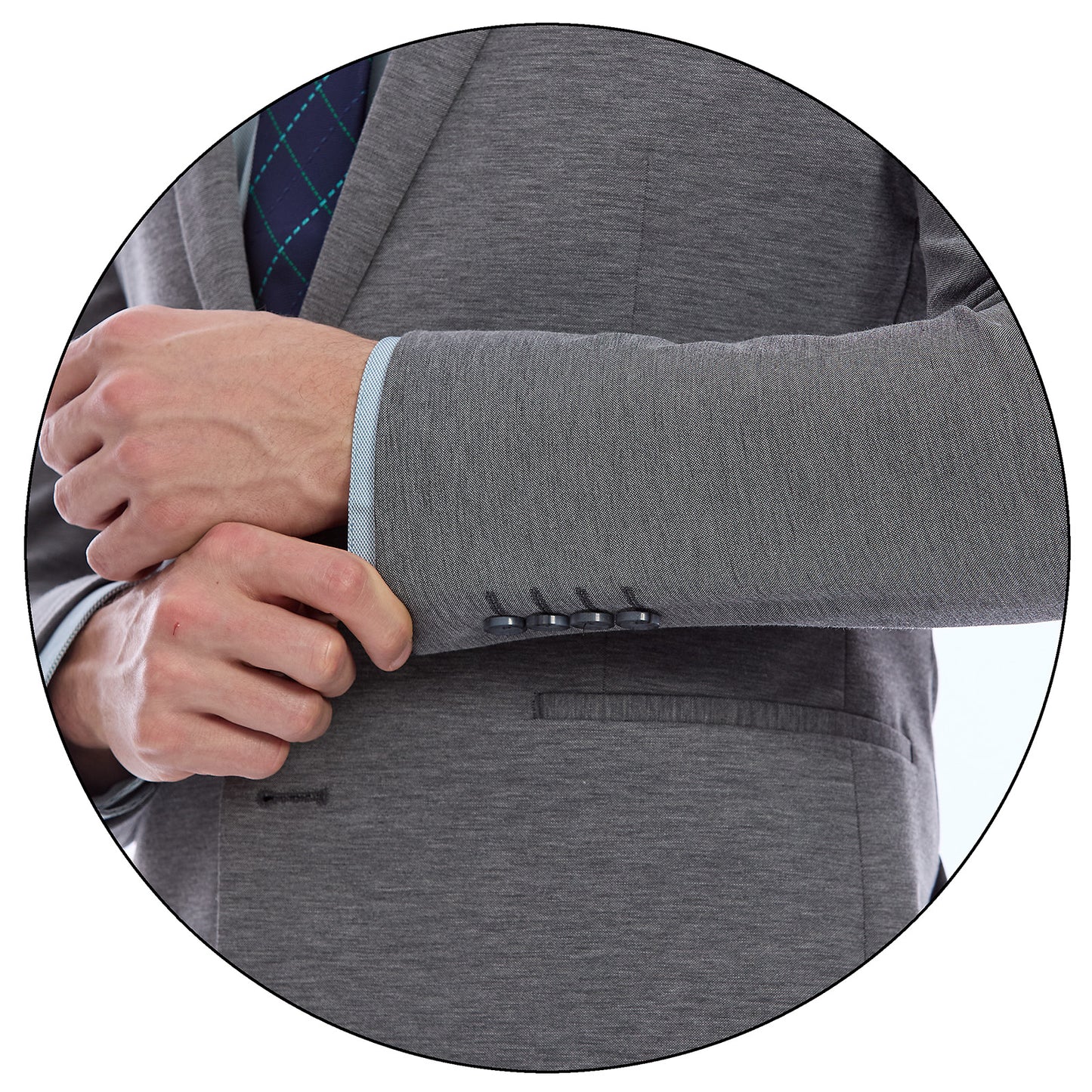 Traje Slim Fit  Para Caballero Solapa Escuadra