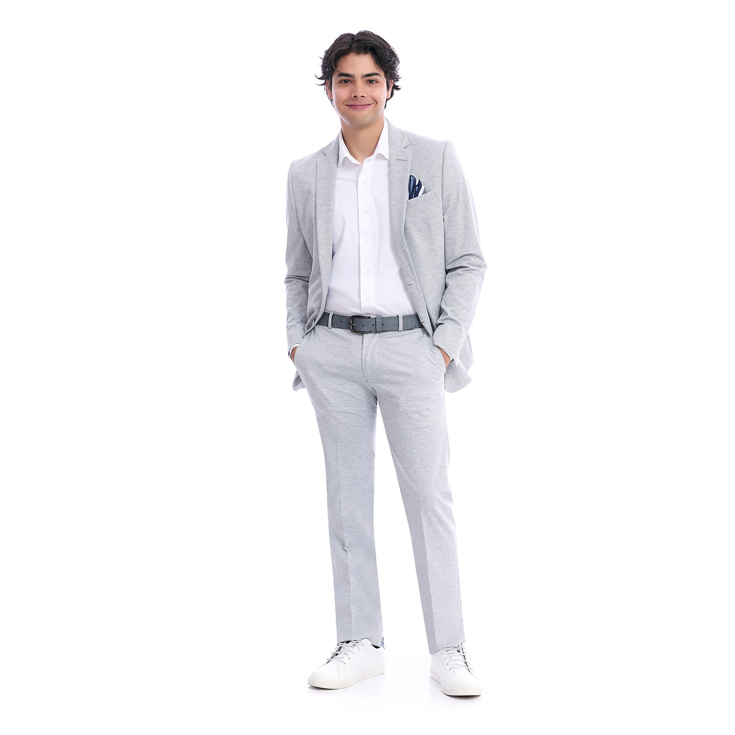 Traje de Vestir Para Caballero Slim Fit Solapa Escuadra