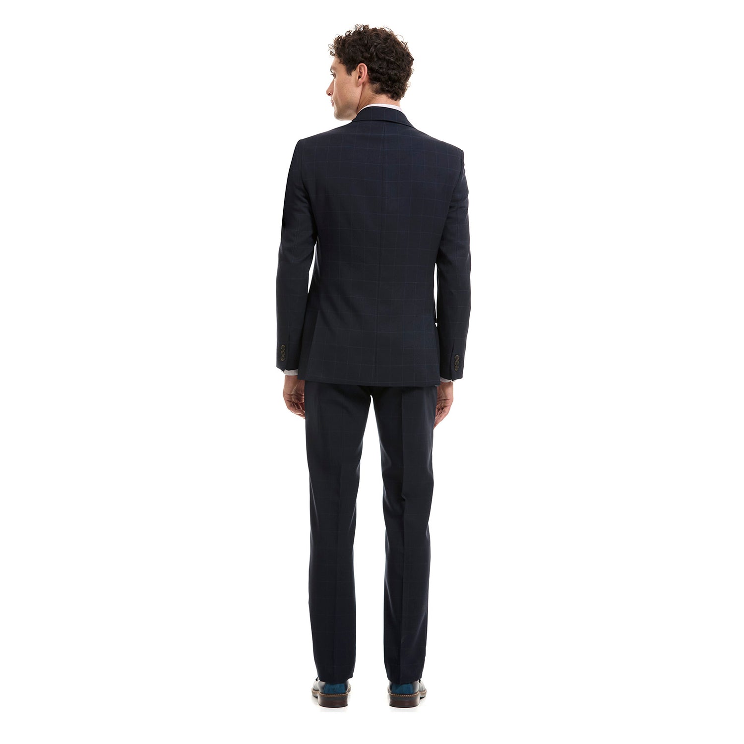 Traje para Caballero Slim Fit en Tejido A Cuadros