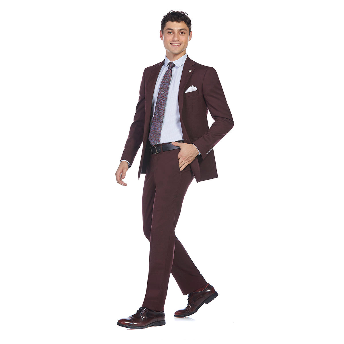 Traje formal para hombre slim fit Vino Vittorio Forti