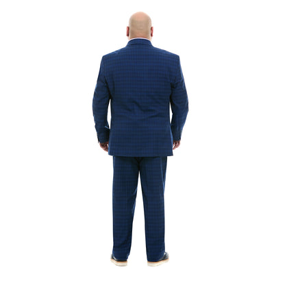 Traje recto Para Hombre  Tallas extra Tejido A Cuadros