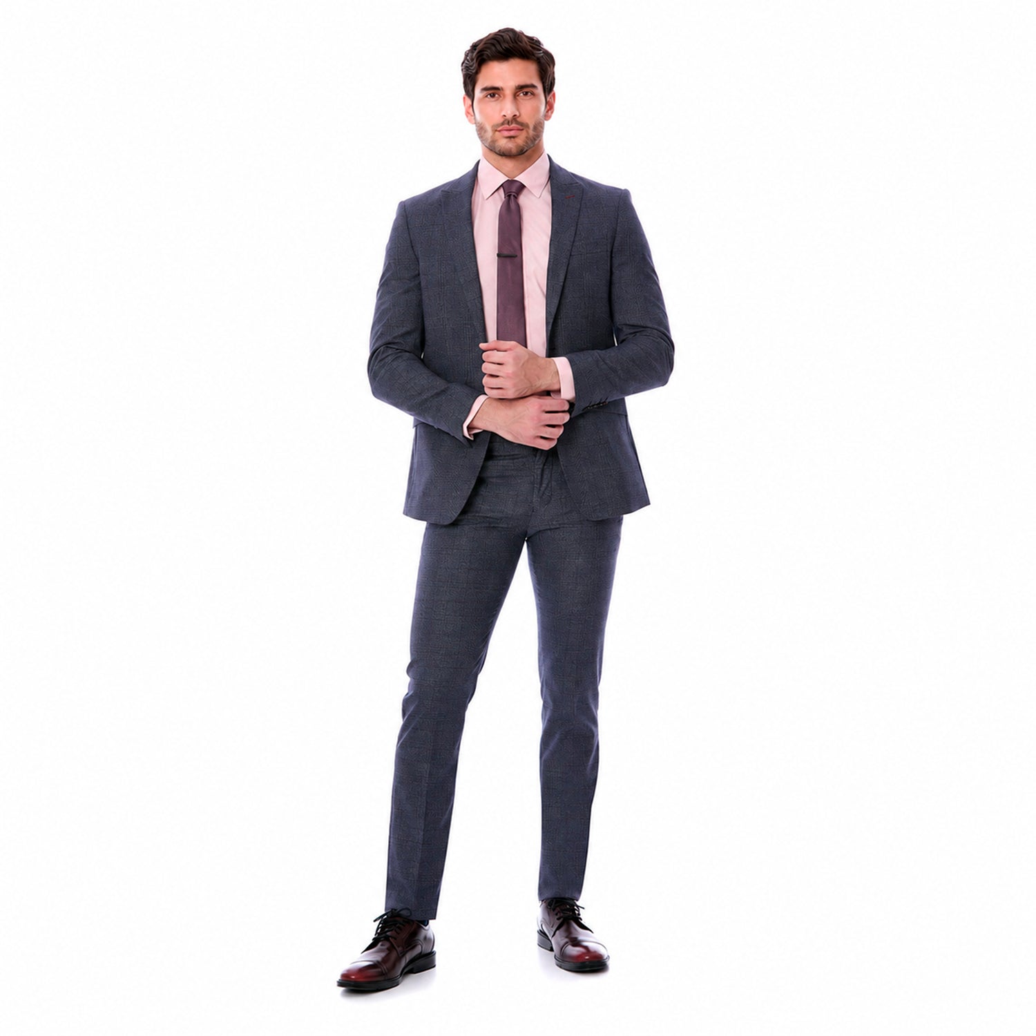 Traje Para Caballero Slim Fit a Cuadros