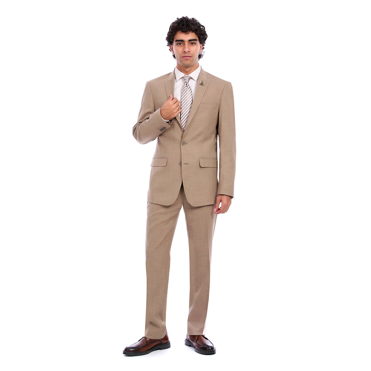 Traje New Slim Stretch para Caballero Solapa de Pico