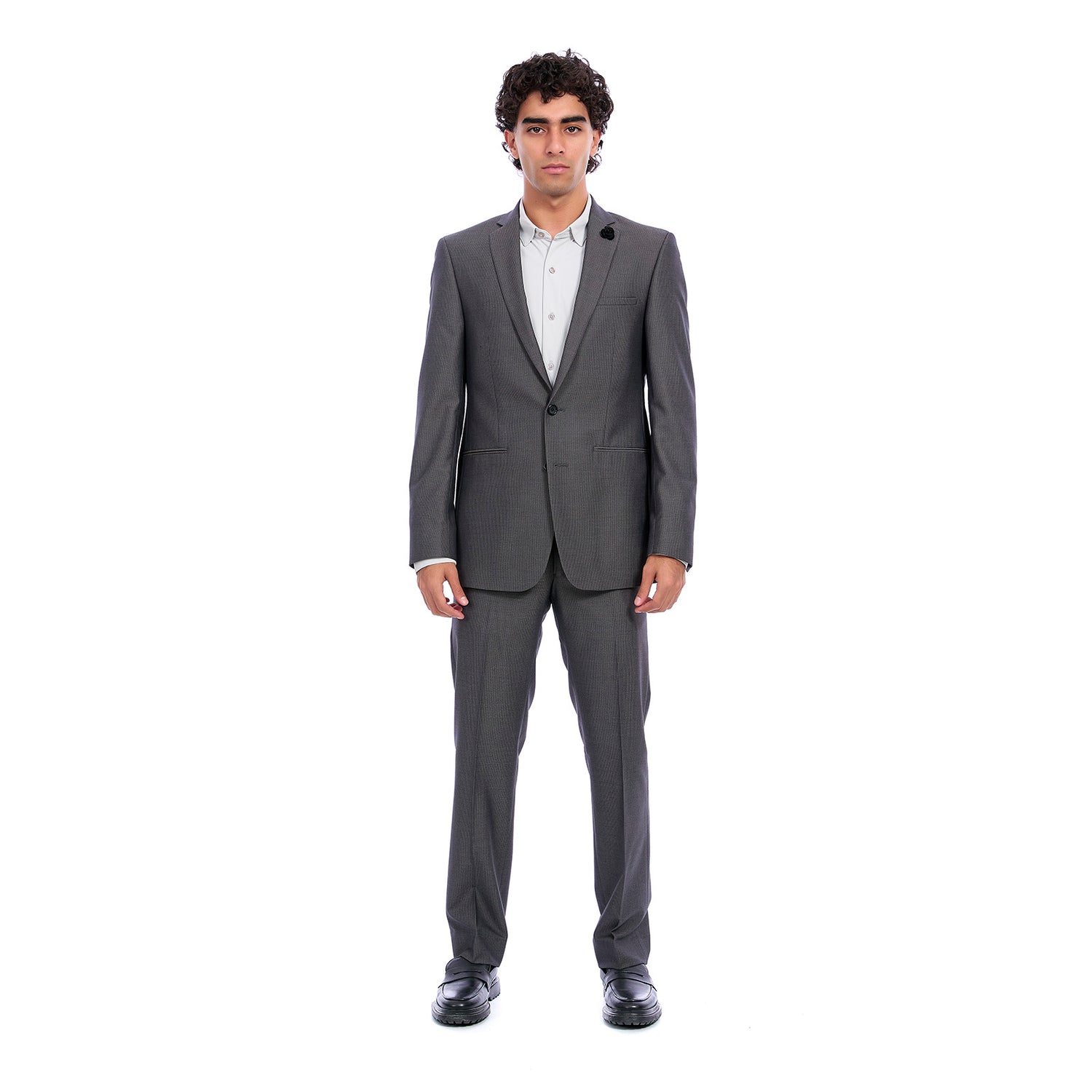Traje de Vestir New Slim Fit Stretch de Rayas para Caballero