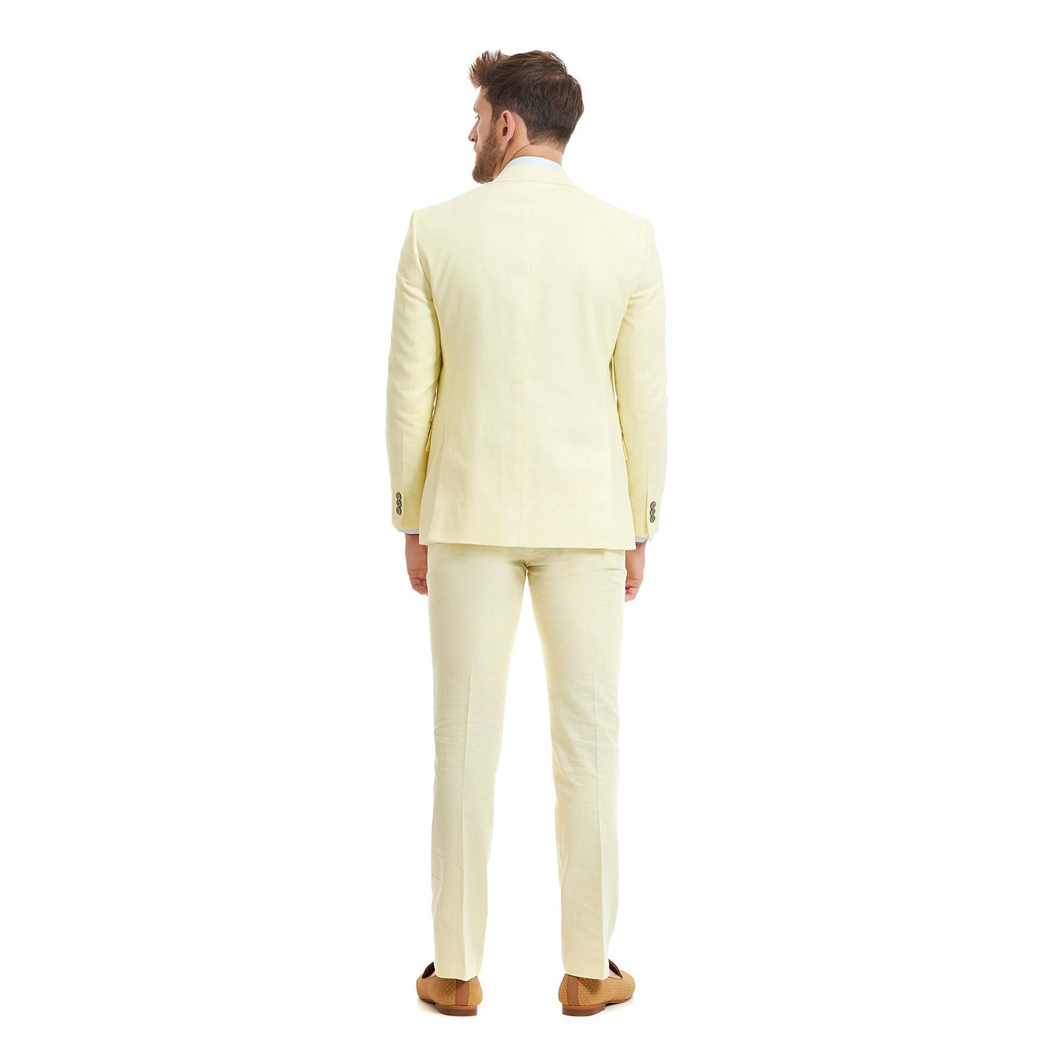 Traje Para Caballero Slim Fit Recto en tejido Liso