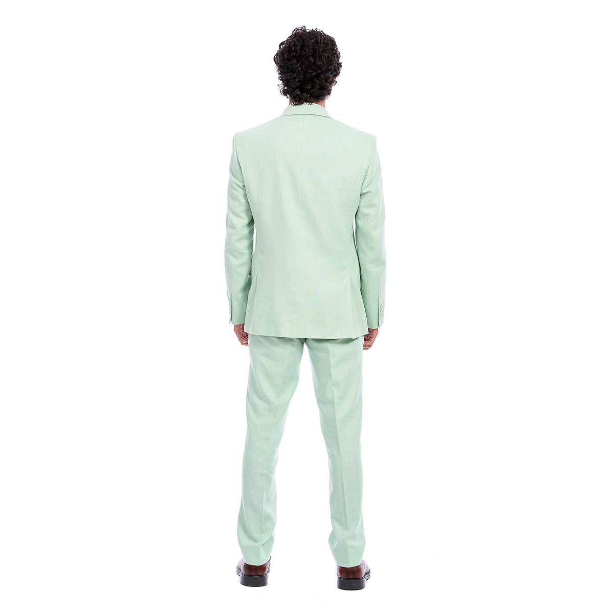 Traje Slim Fit de Lino para Caballero Elegante Formal