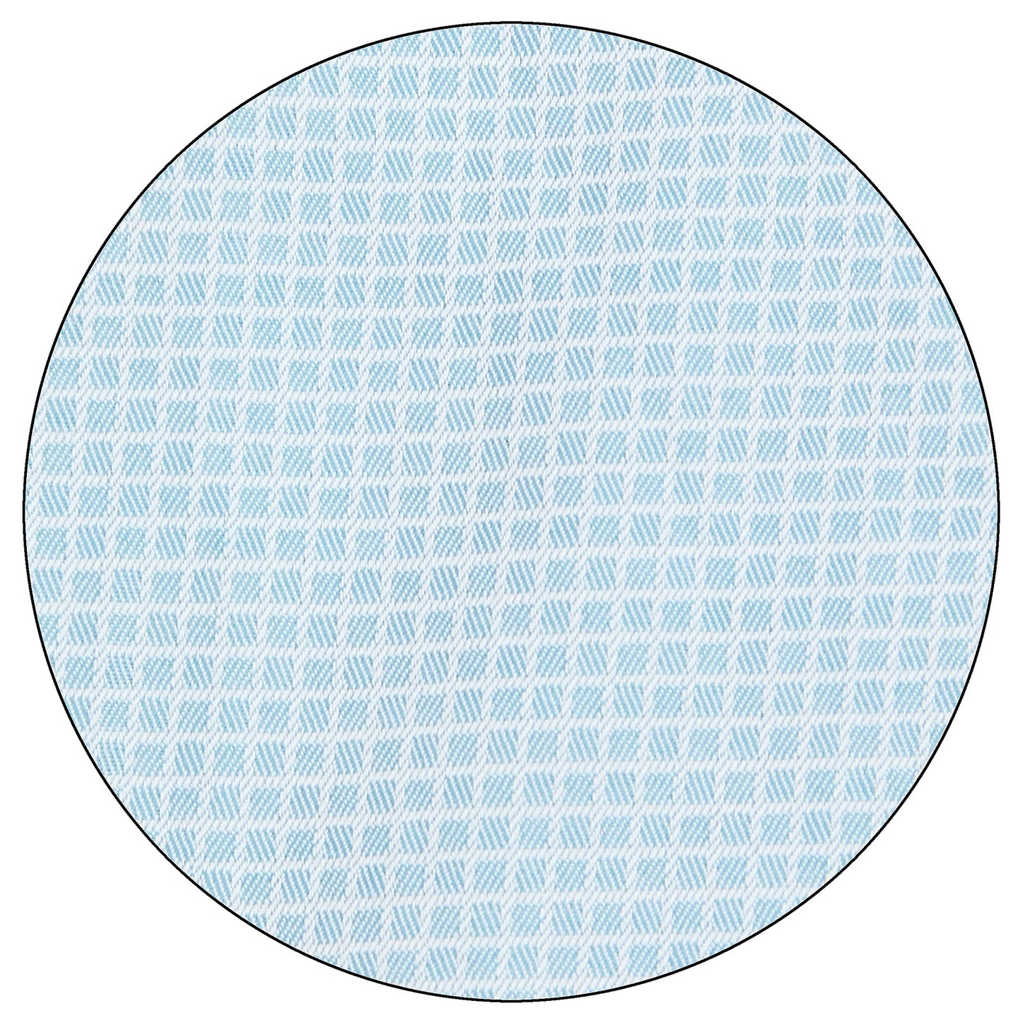 Detalle de la tela de Camisa Formal Vittorio Forti Corte Slim Fit con Diseño A Cuadros en Color Azul