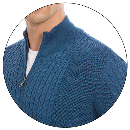 Suéter Tejido Para Caballero Con Cierre Completo