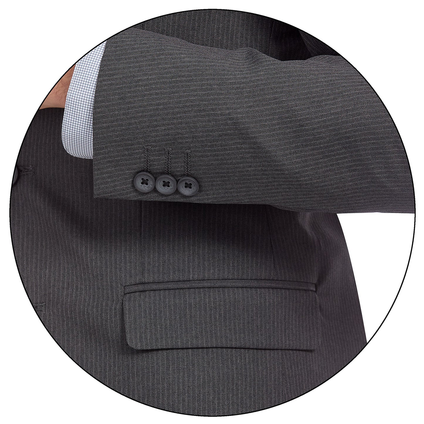 Saco para Caballero Separates Slim Fit Tejido a Rayas