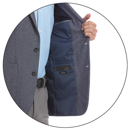 Saco Casual Para Caballero Slim Fit En Tejido  Liso