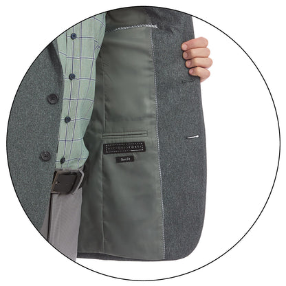 Saco Casual Para Caballero Slim Fit En Tejido  Liso